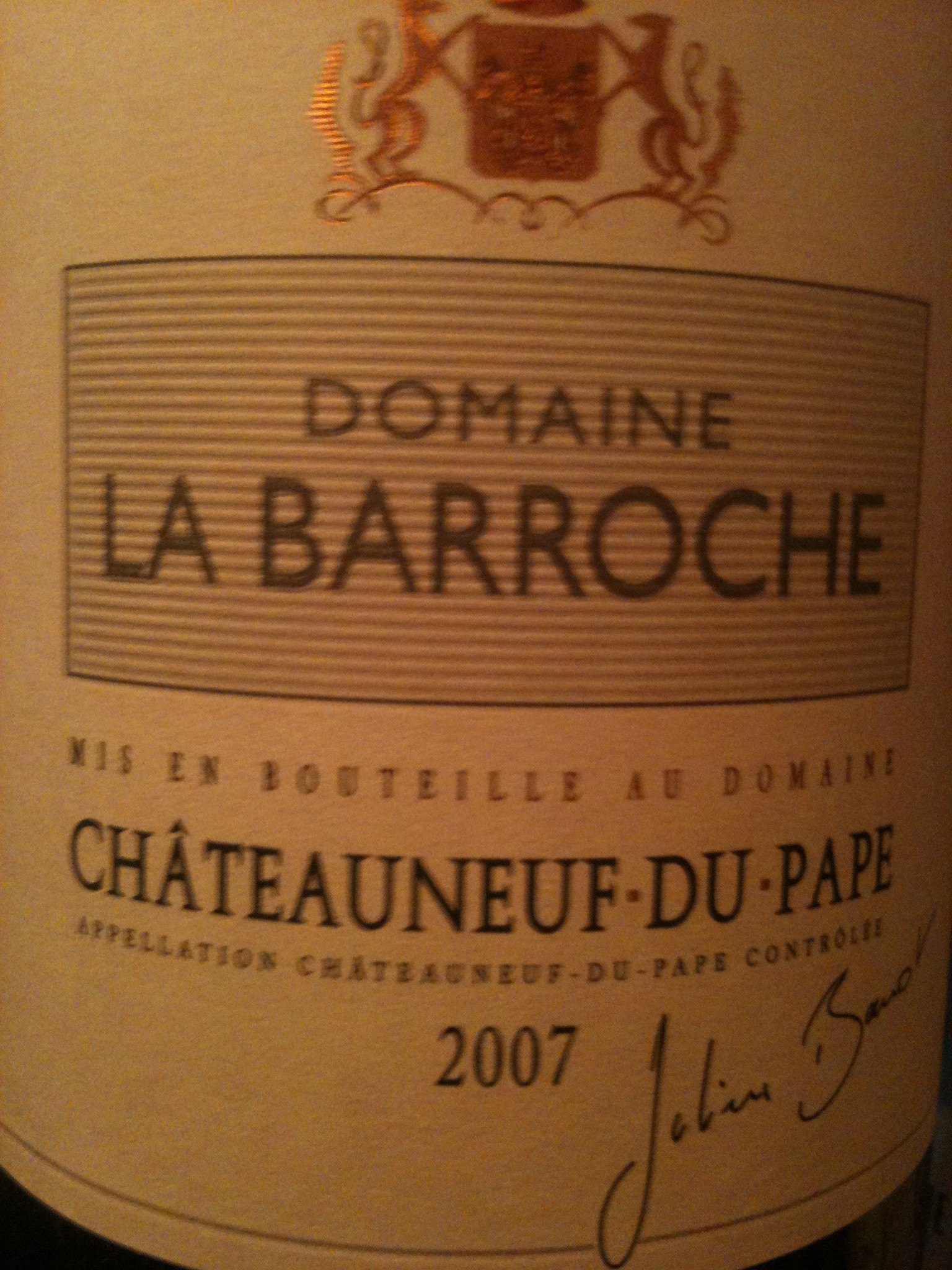Domain La Barroche 2007