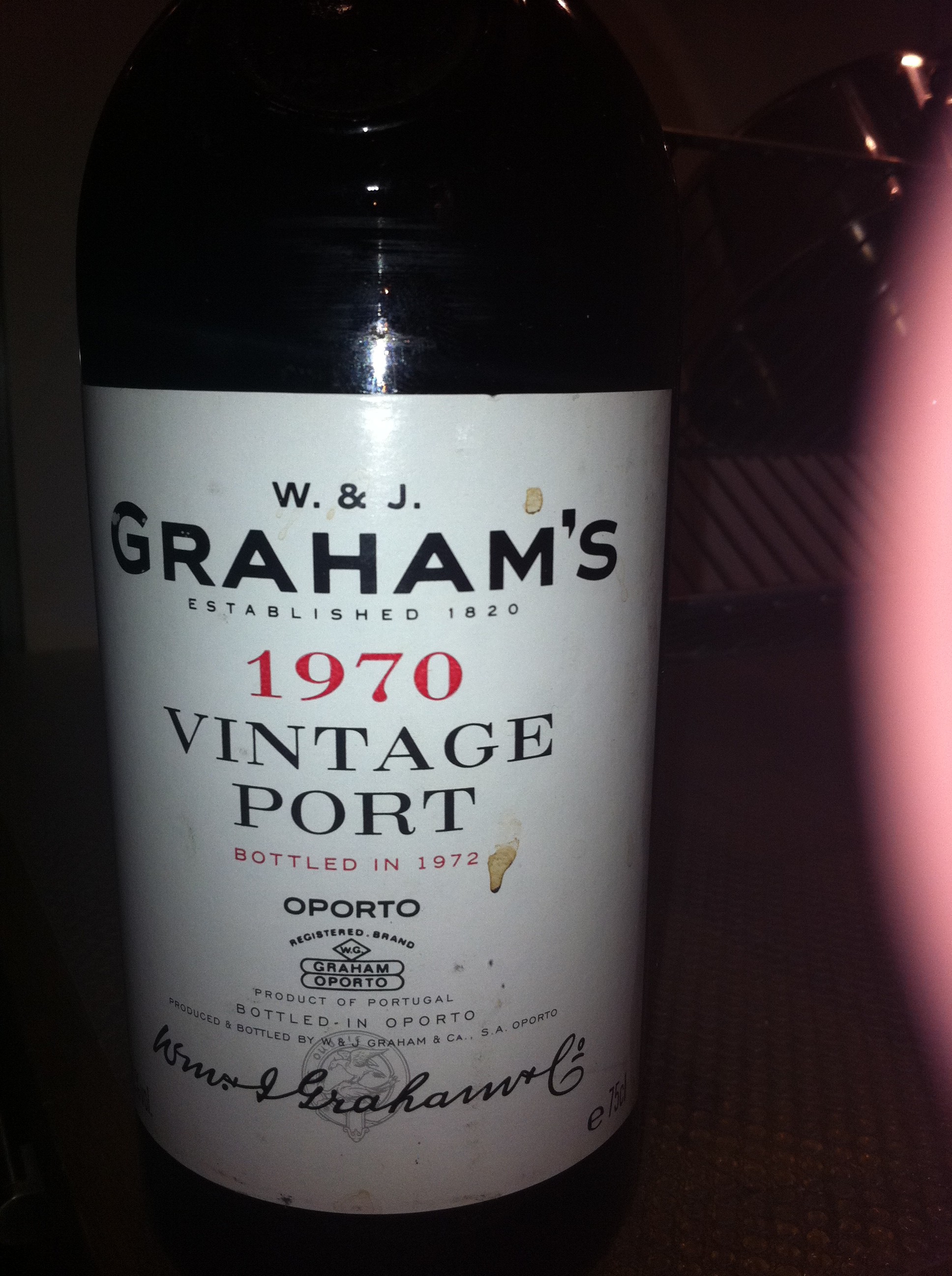 Grahams Vintage Port 1970